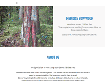 Tablet Screenshot of medicinebowwoods.com